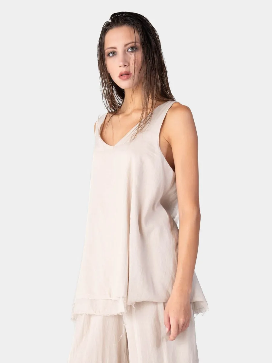 V-Neck Organic Cotton Tank Top