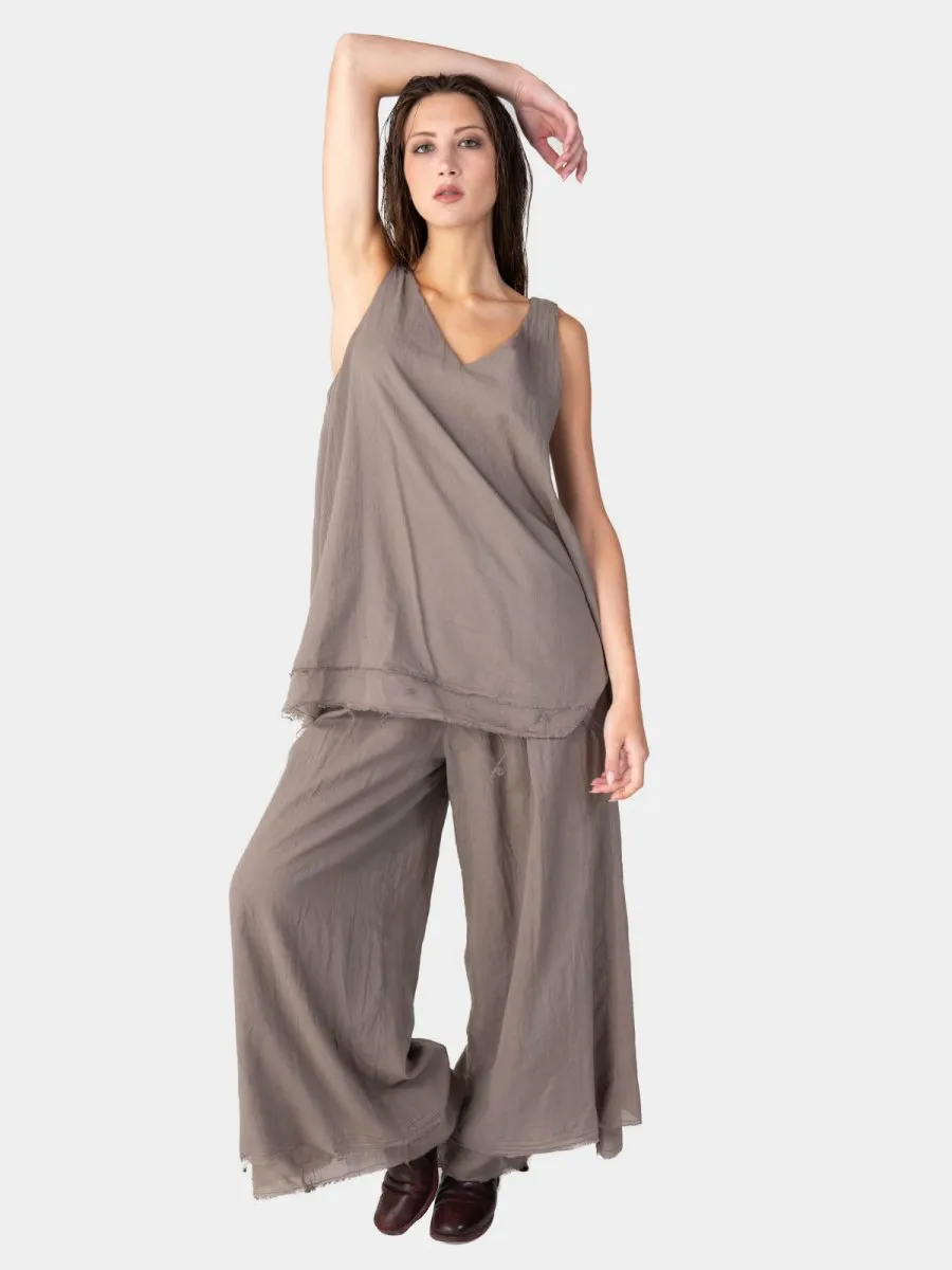 V-Neck Organic Cotton Tank Top
