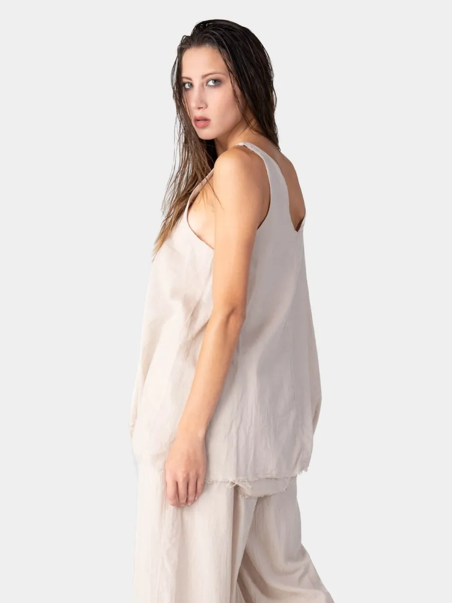 V-Neck Organic Cotton Tank Top