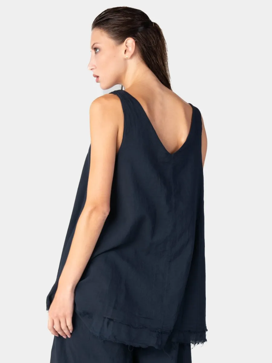 V-Neck Organic Cotton Tank Top