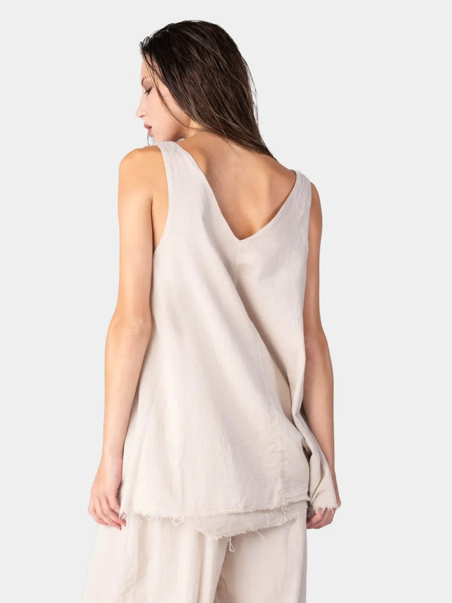 V-Neck Organic Cotton Tank Top