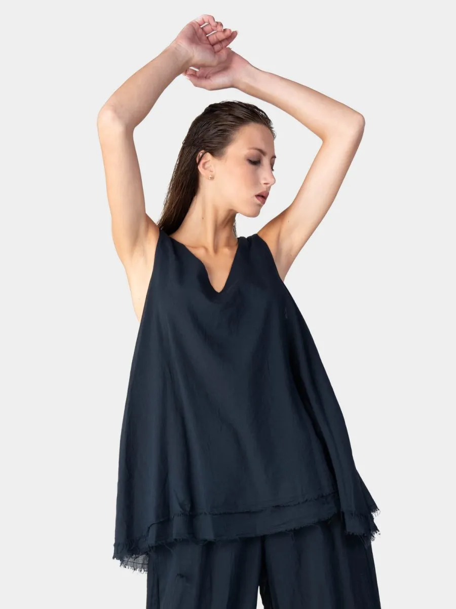 V-Neck Organic Cotton Tank Top