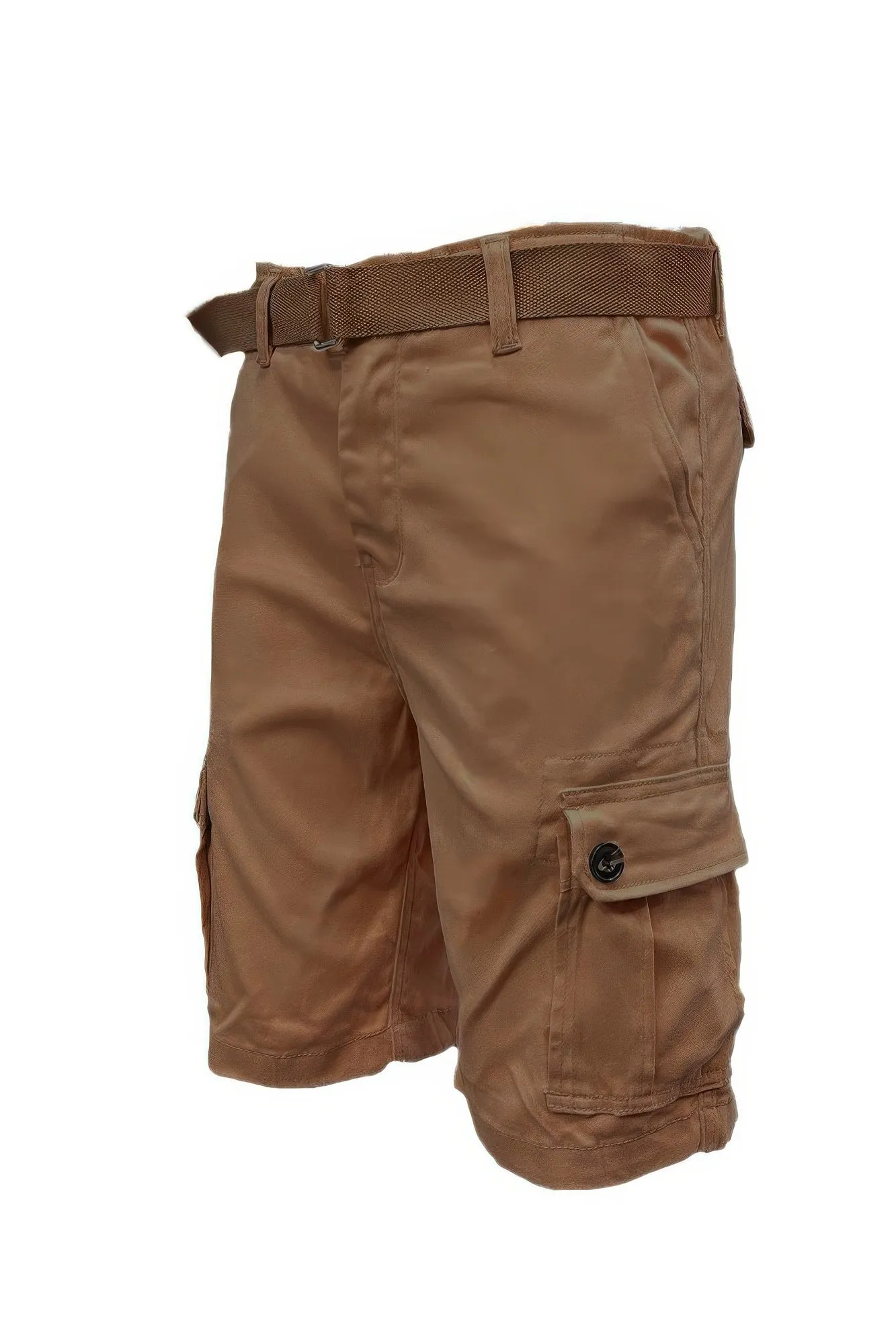 VacationGrabs Belted Summer Shorts for Men