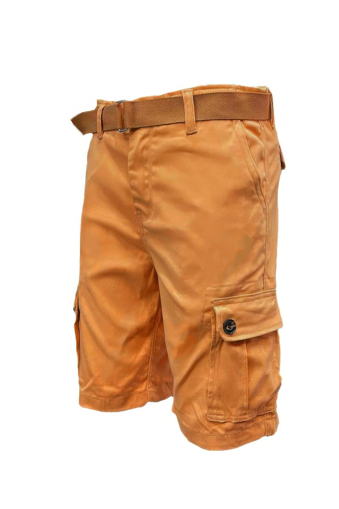 VacationGrabs Belted Summer Shorts for Men
