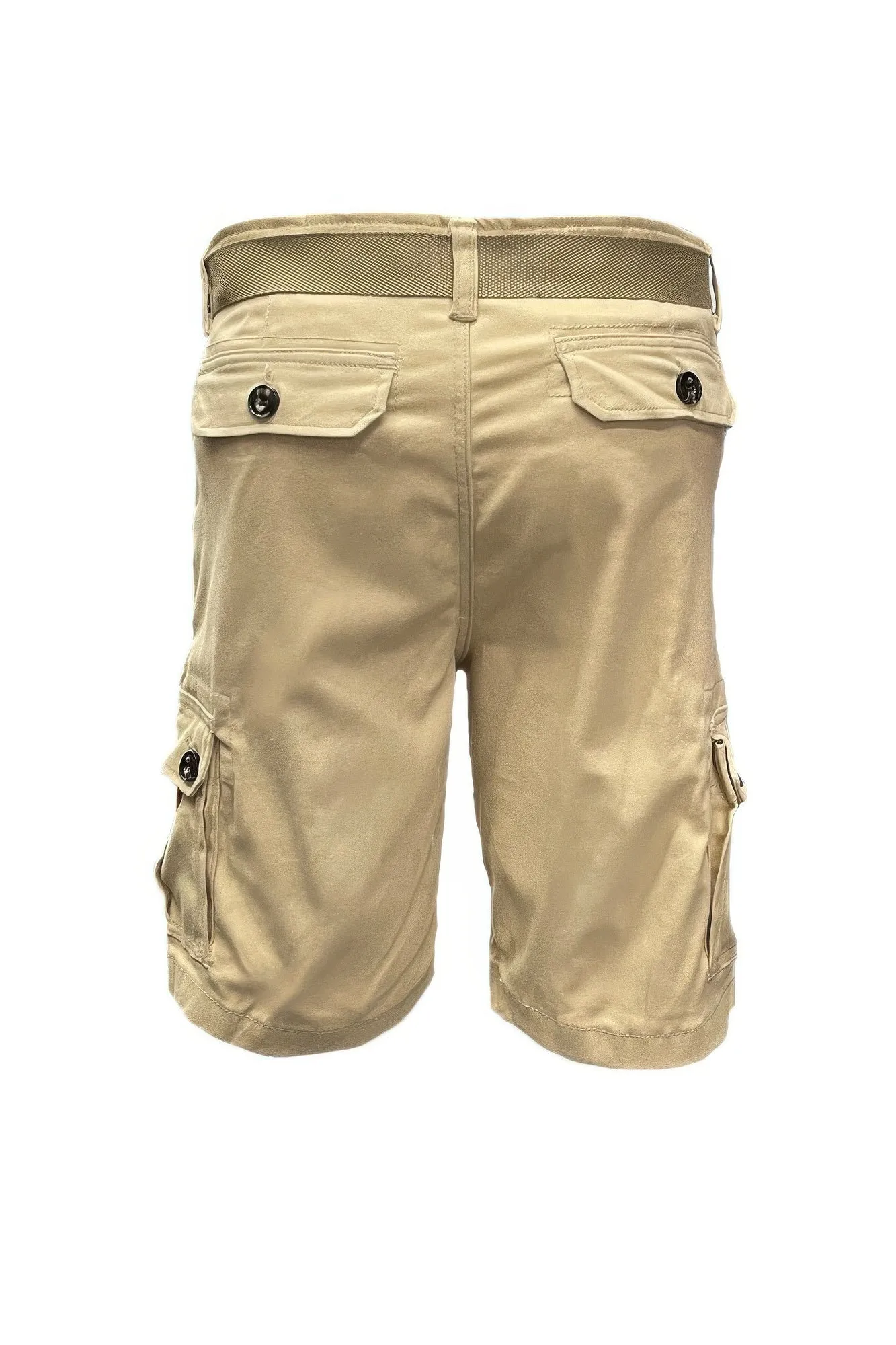VacationGrabs Belted Summer Shorts for Men