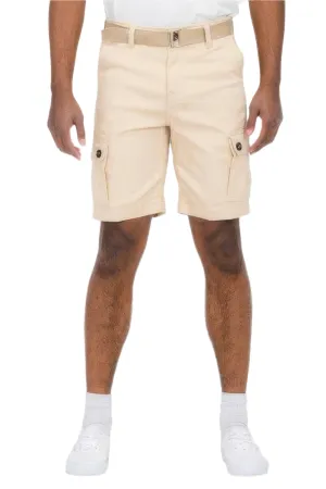 VacationGrabs Belted Summer Shorts for Men