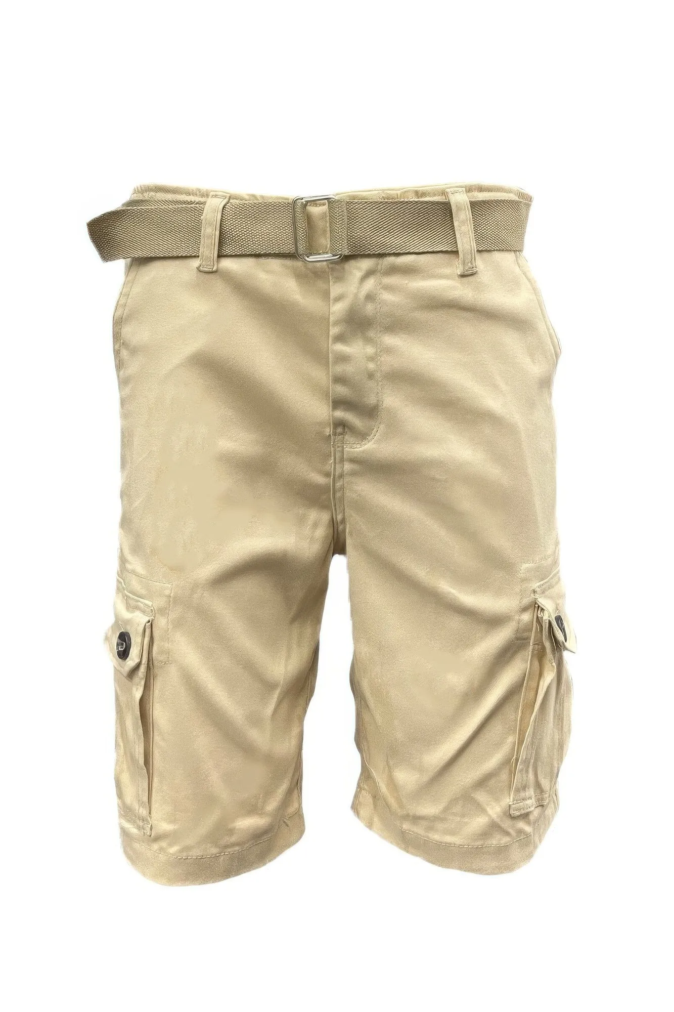 VacationGrabs Belted Summer Shorts for Men