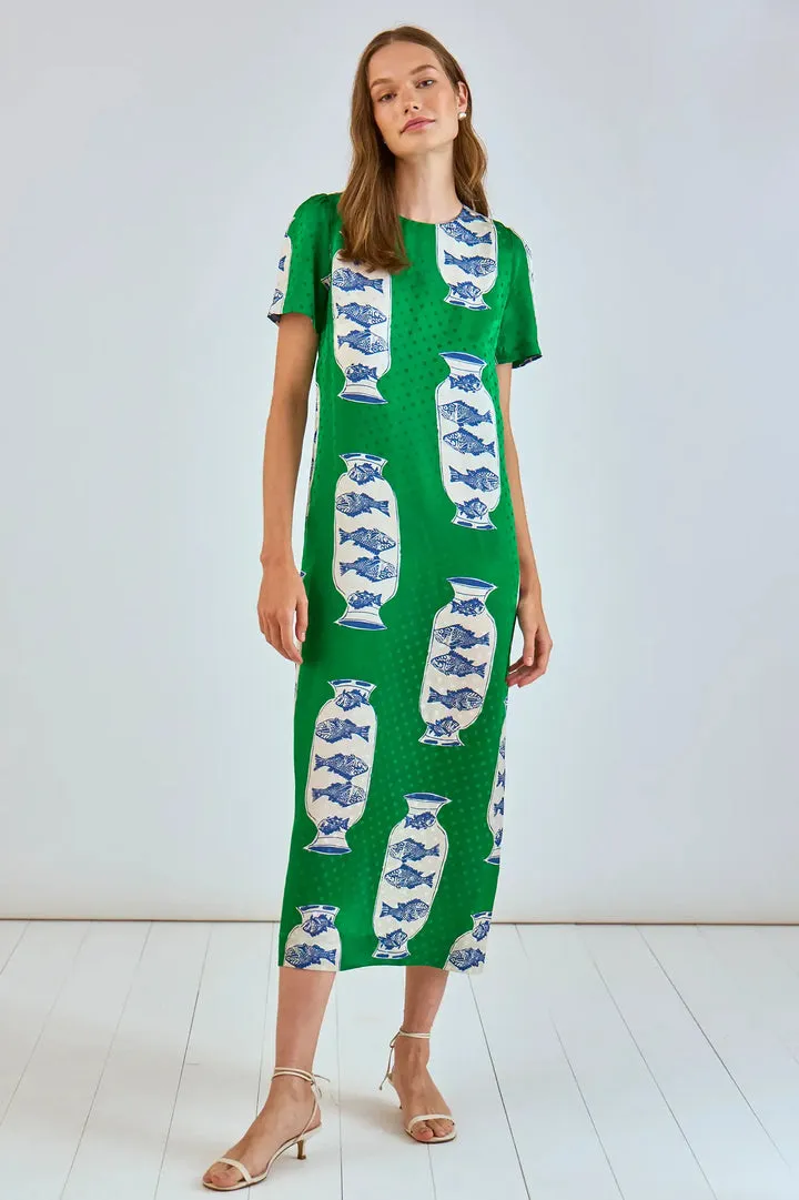 Valerie Dress - Herring Green