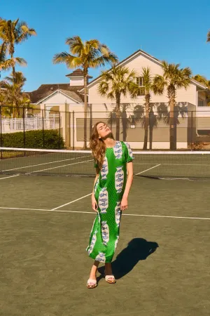 Valerie Dress - Herring Green