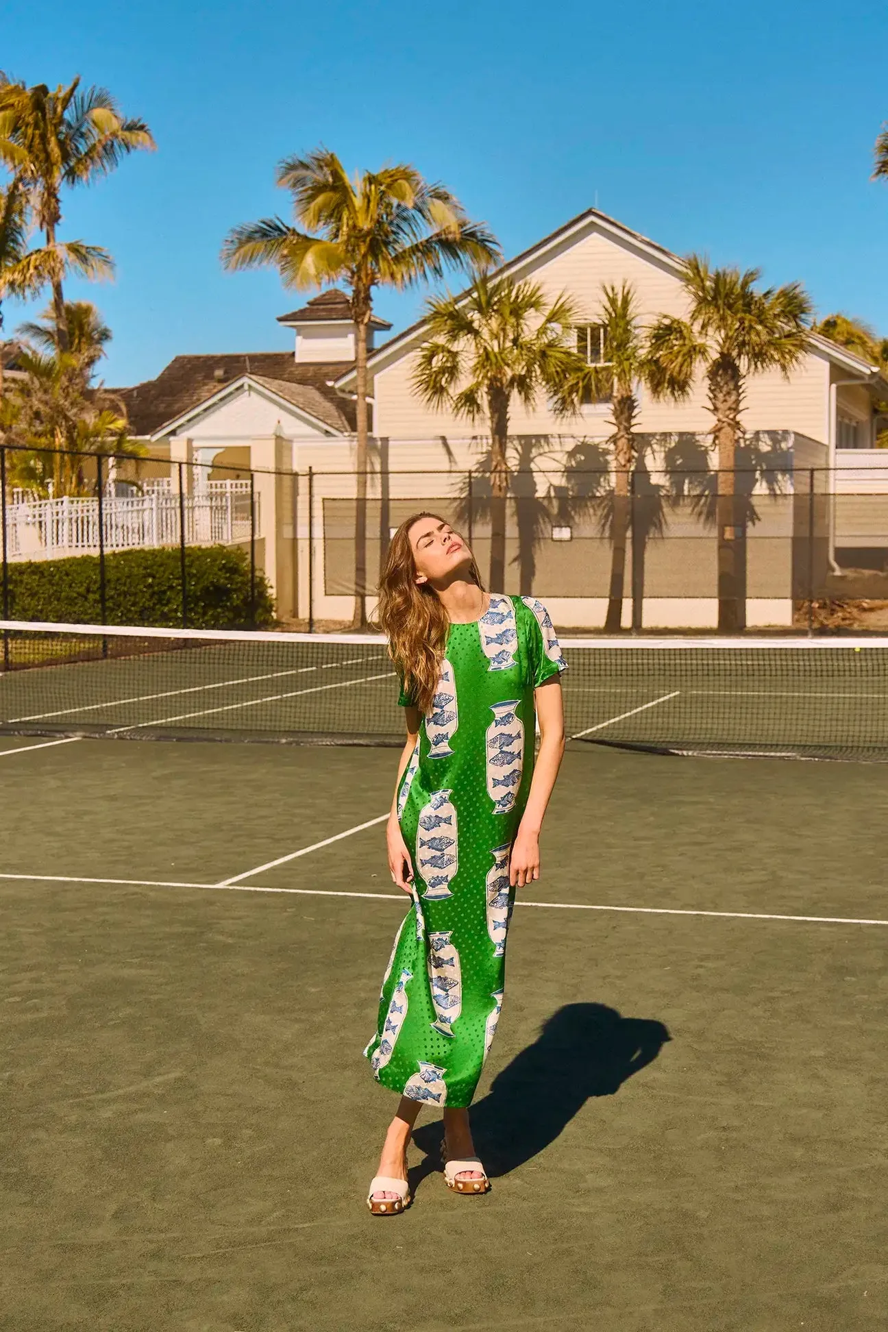 Valerie Dress - Herring Green