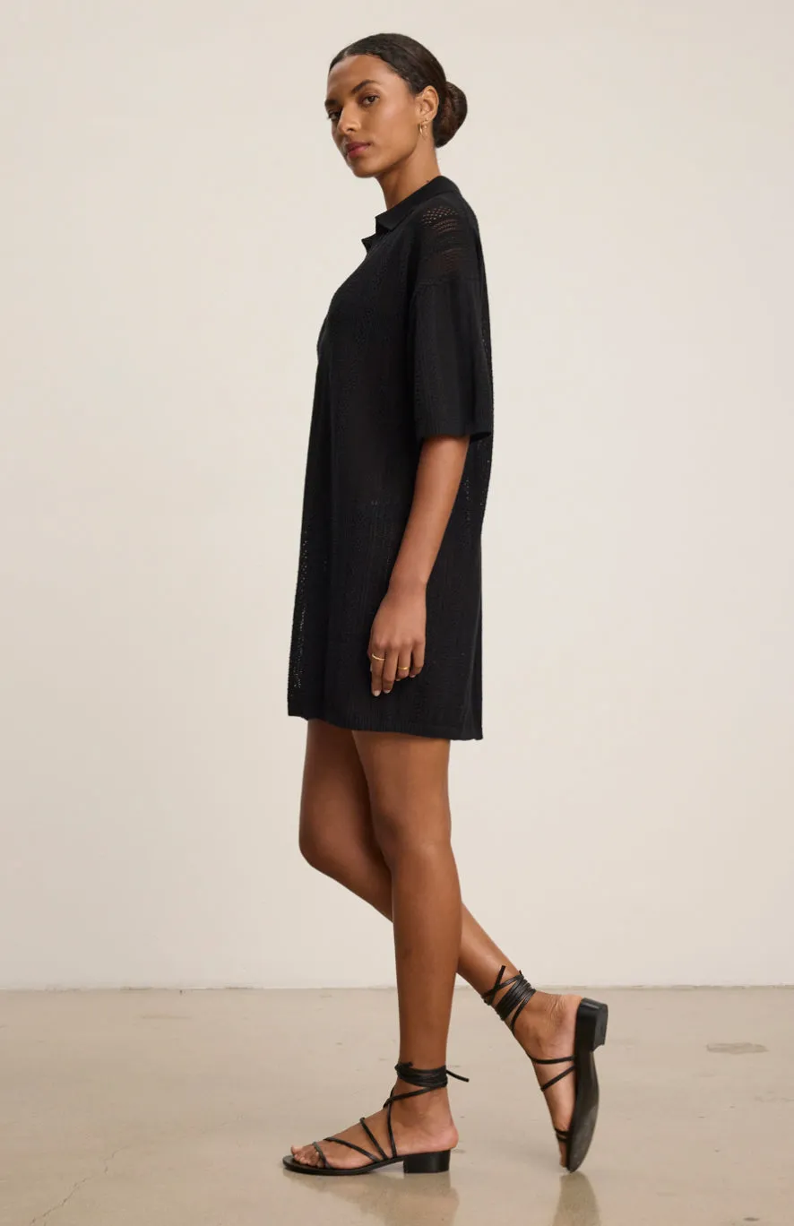 Vemila Black Tunic Coverup Dress