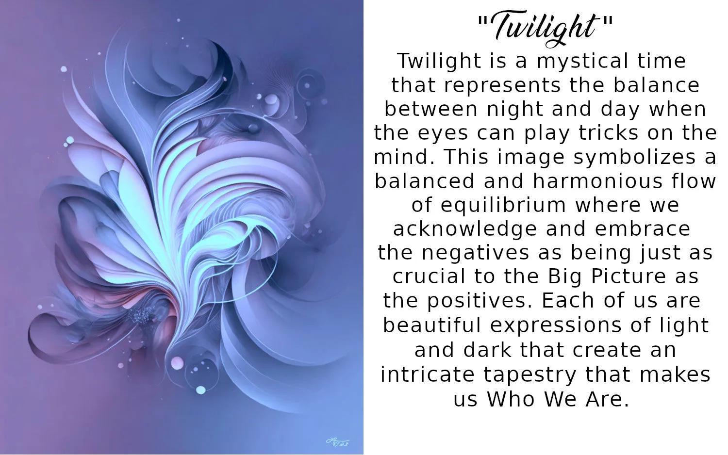 Violet and Blue Modern Art Canvas Print, Zen Minimalism with Positive Energy and Symbolism - "Twilight"