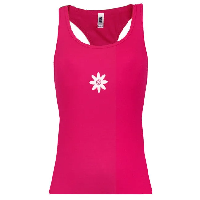 VW Ladies Berry Daisy Tank