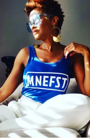 White Glitter/Blue by Kim Hawthorne