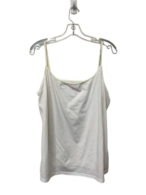 White Tank Top Mix And Co, Size 2x