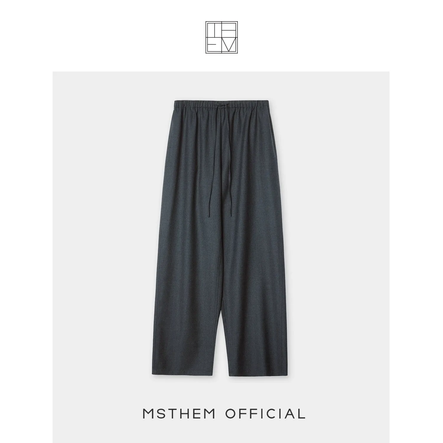 Wide Leg Pants with Elastic Waist