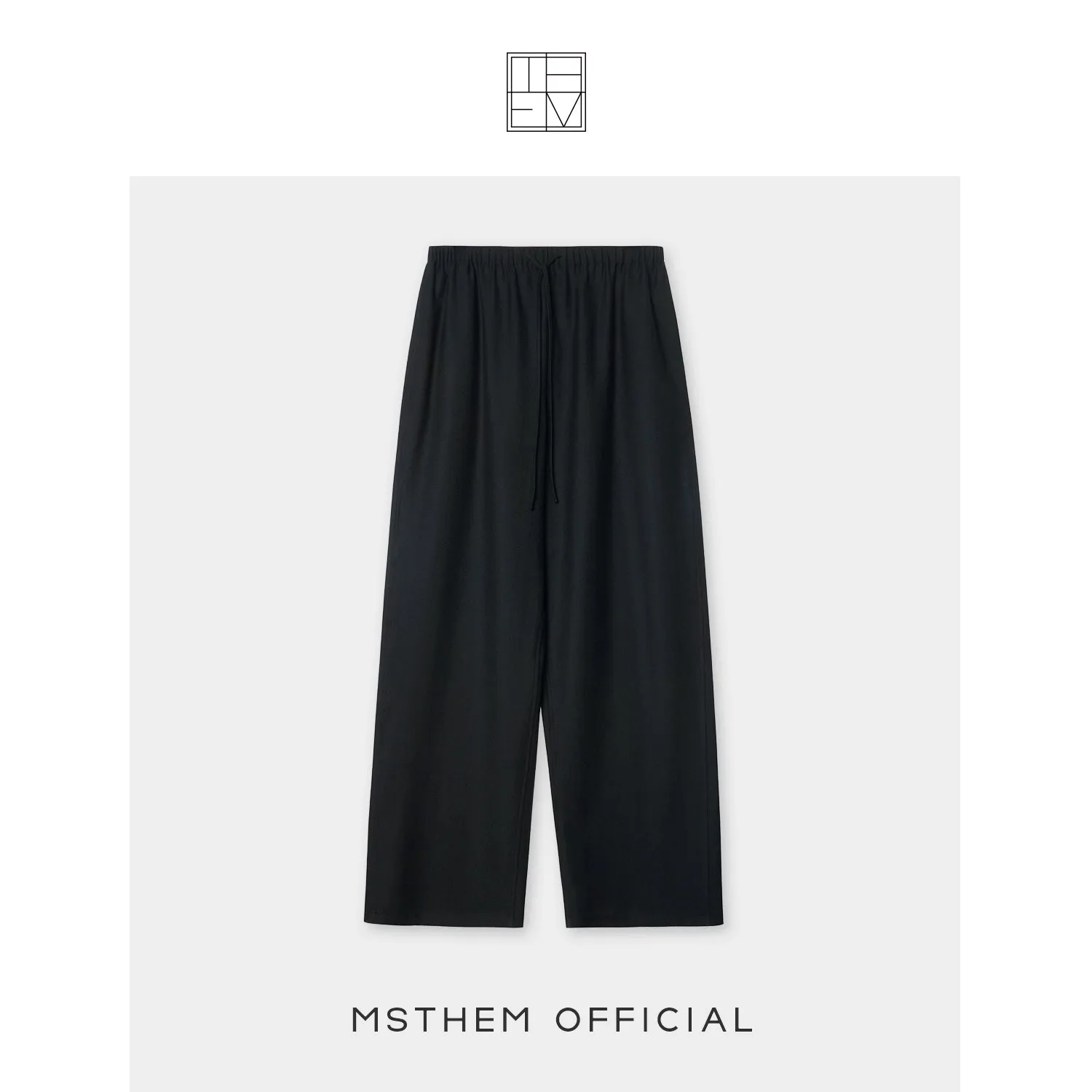 Wide Leg Pants with Elastic Waist