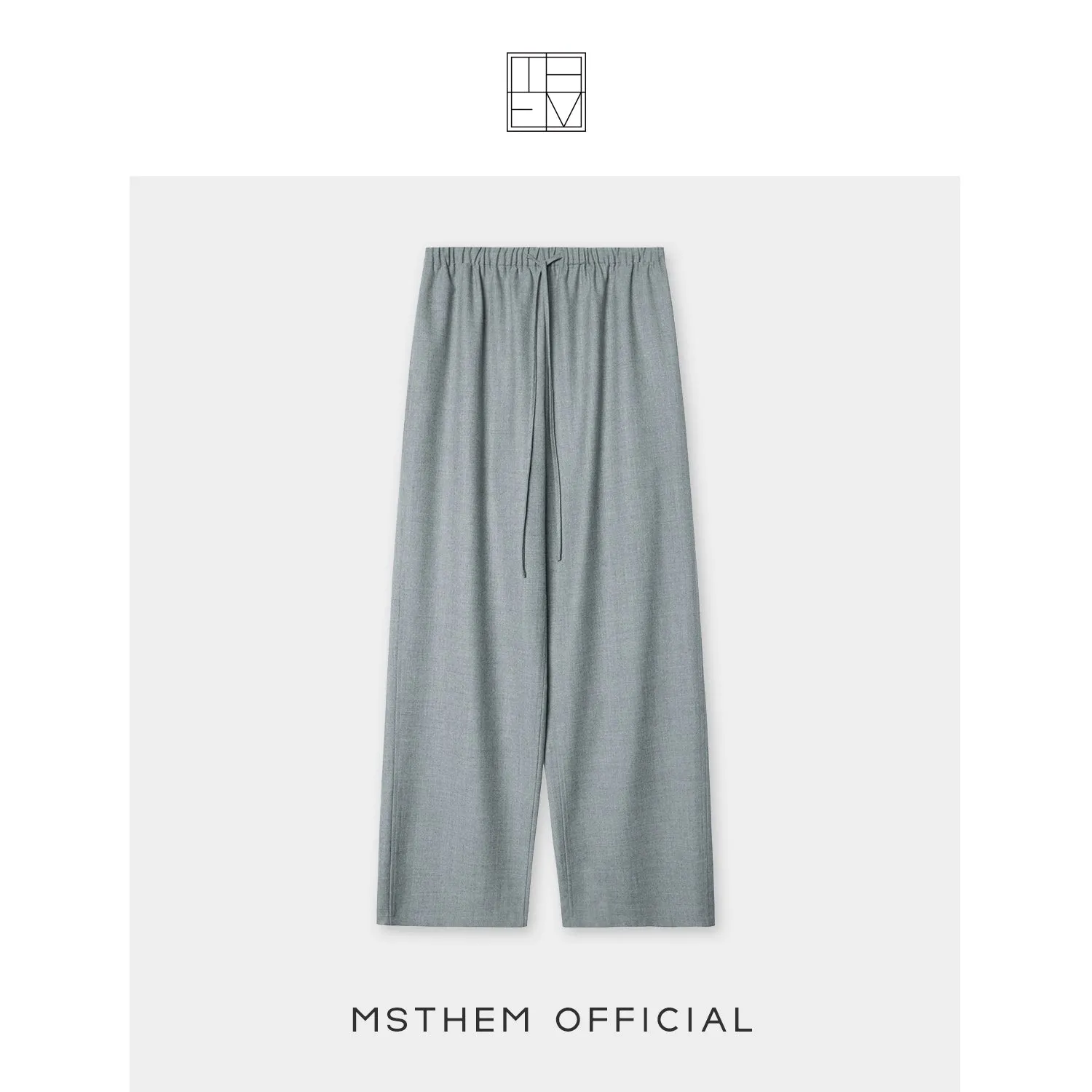 Wide Leg Pants with Elastic Waist