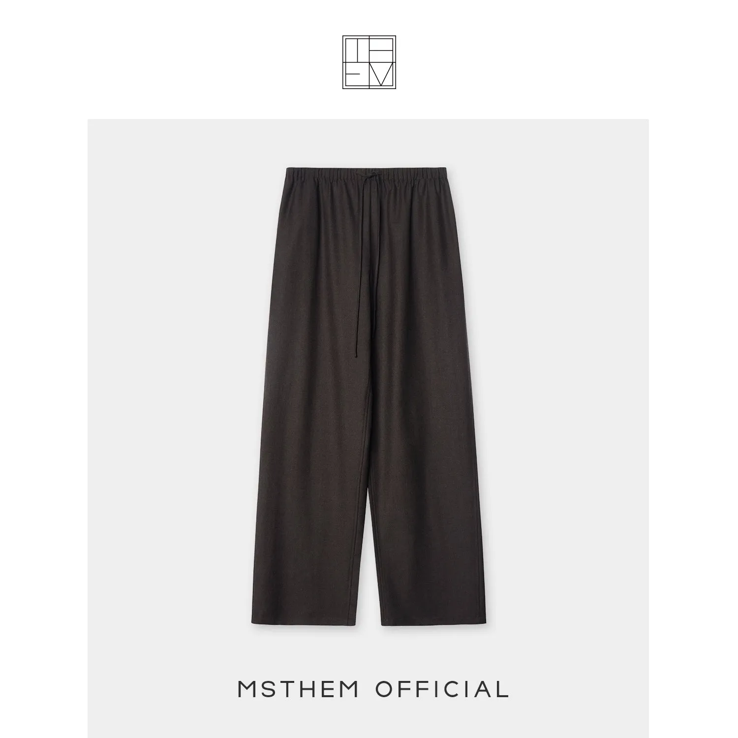 Wide Leg Pants with Elastic Waist