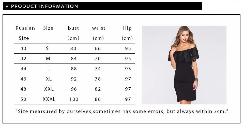 Women Dress Bodycon Dresses with lace Plus Size Chic Elegant off shoulder Evening Party Dresses 9023
