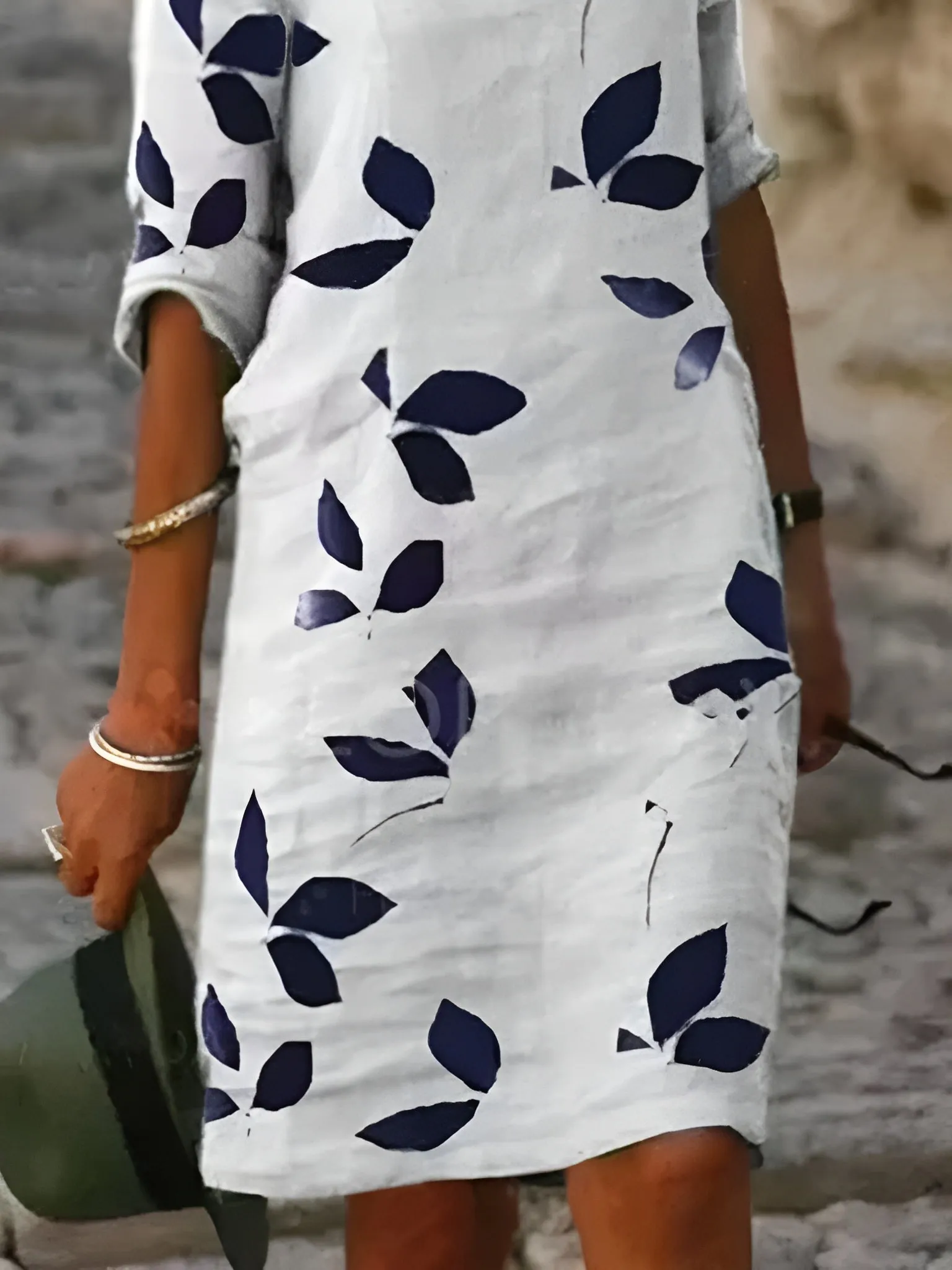 Women's Elegant Tunic Summer Dress | Midi