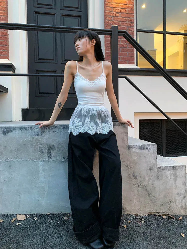 Y2K Lace Cami Top