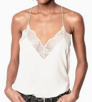 ZADIG & VOLTAIRE | CHRISTY TOP | ECRU